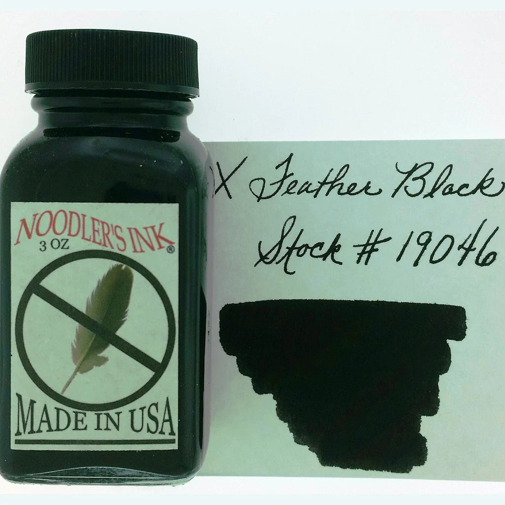 Noodler's 19046 X-Feather Black Ink Bottle - 88 ML