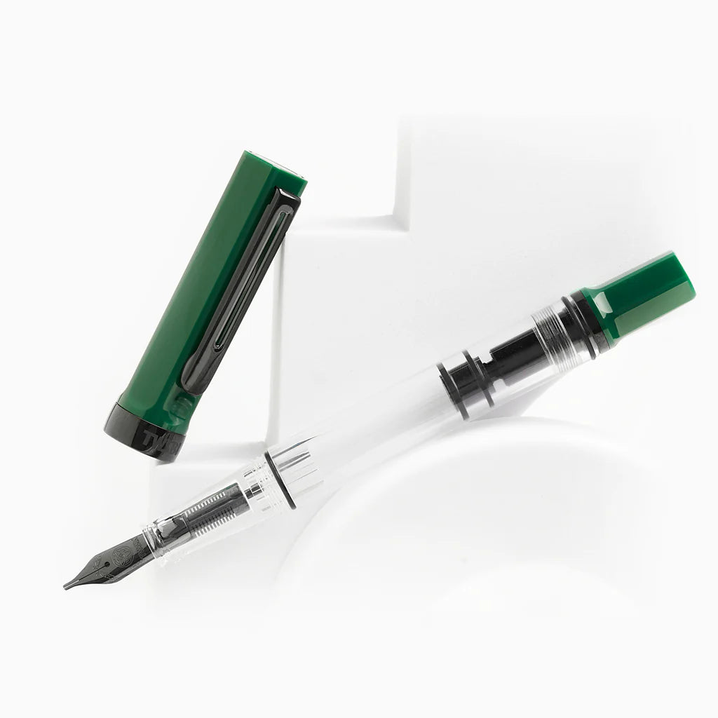 TWSBI ECO Irish Green w/ Onyx Fountain Pen